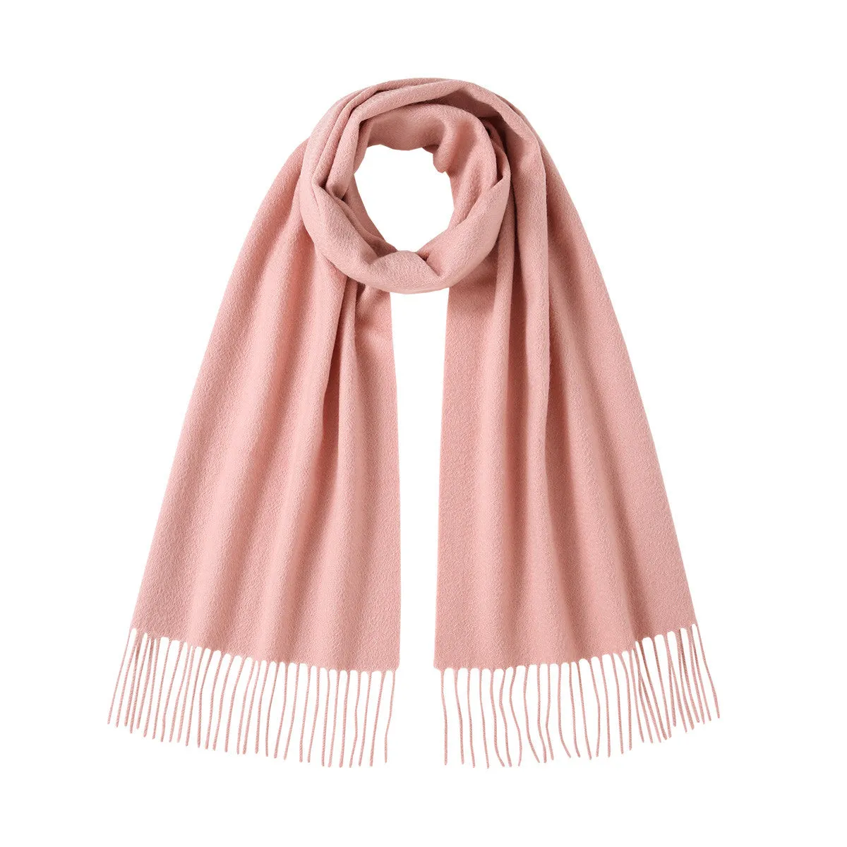 100% Cashmere Plain Scarf sold by COMOBOCA