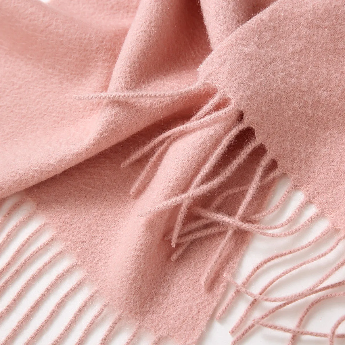 100% Cashmere Plain Scarf sold by COMOBOCA product image thumbnail 2