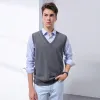 100% Cashmere Men's V-Neck Vest sold by COMOBOCA