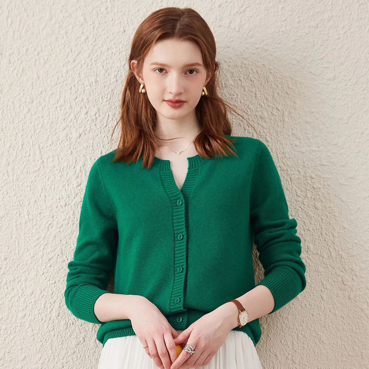 100% Wool Women's Cardigan Sweater sold by COMOBOCA