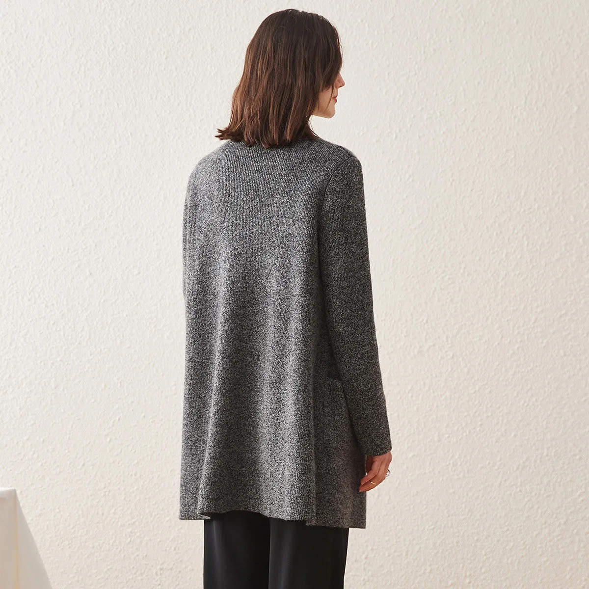 100% Cashmere Women's versatile and stylish Coat sold by COMOBOCA product image thumbnail 4