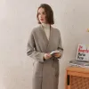 100% Cashmere Women's Long Coat sold by COMOBOCA