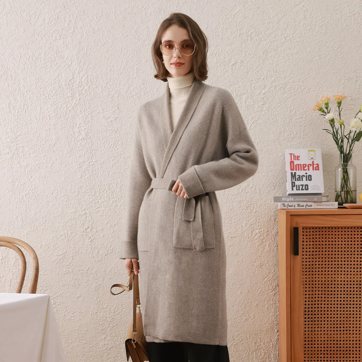 100% Cashmere Women's Long Coat sold by CB Cashmere