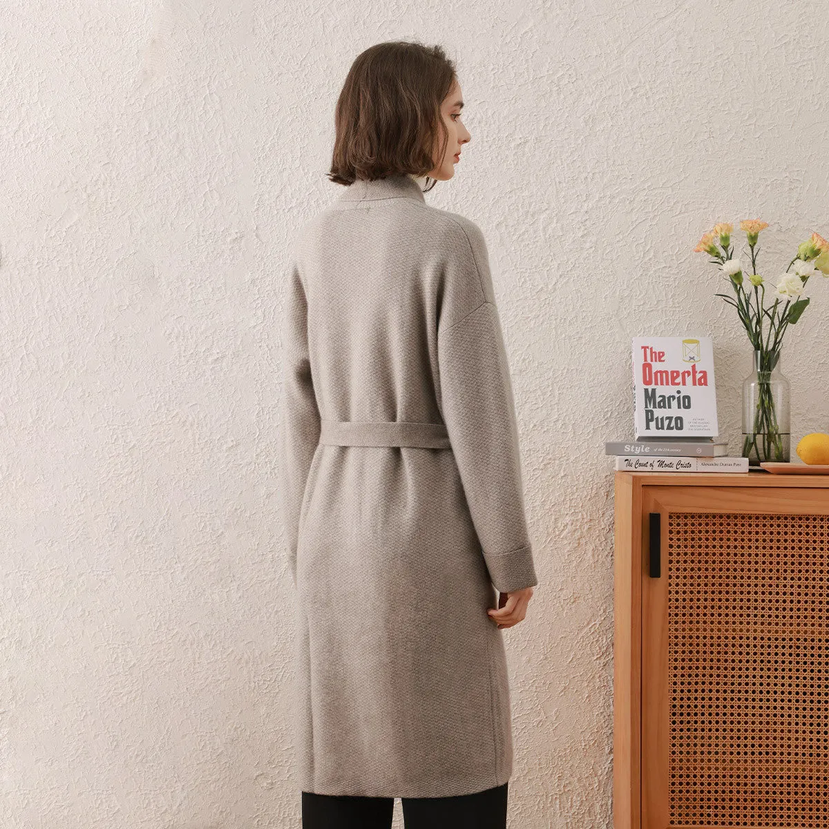 100% Cashmere Women's Long Coat sold by CB Cashmere product image thumbnail 3