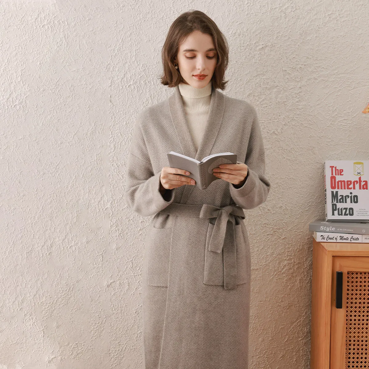 100% Cashmere Women's Long Coat sold by CB Cashmere product image thumbnail 2