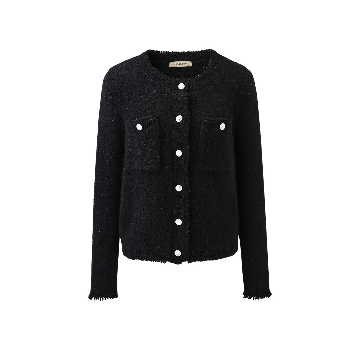 100% Cashmere Women's Knit Button Down Cardigan sold by CB Cashmere product image thumbnail 3