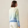 100% Cashmere Women's Ombre Gradient Color Knit Sweater sold by COMOBOCA