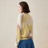 COMOBOCA Cashmere Women's Gradient Color Knit Sweater sold by COMOBOCA