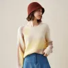 COMOBOCA Cashmere Women's Gradient Color Knit Sweater sold by COMOBOCA