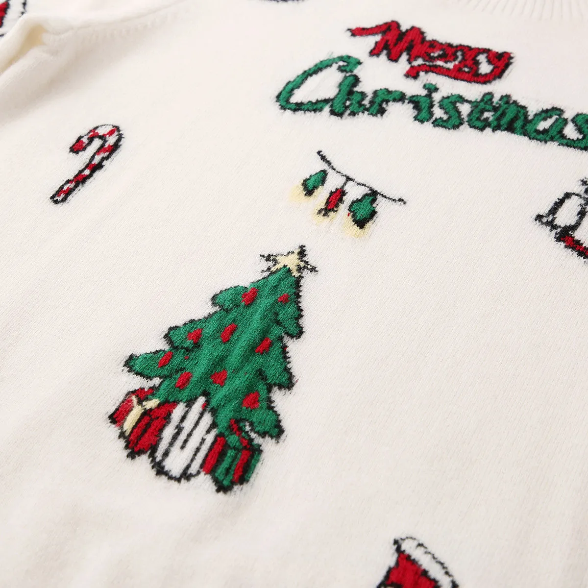 100% Wool Kids' Cozy Christmas Knit Sweater sold by COMOBOCA product image thumbnail 5