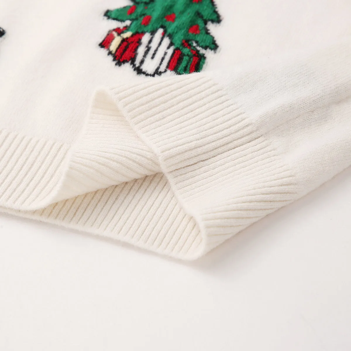 100% Wool Kids' Cozy Christmas Knit Sweater sold by COMOBOCA product image thumbnail 4