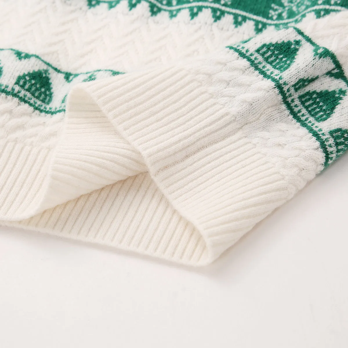 100% Wool Kids' Nordic Snowflake Knit Sweater sold by COMOBOCA product image thumbnail 5