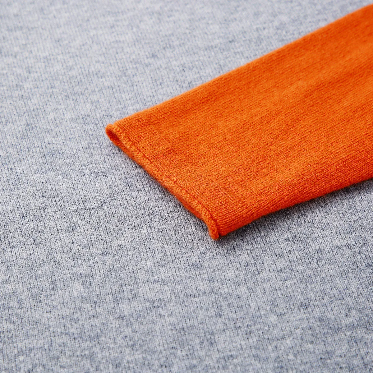 100% Wool Kid's Casual Colorblock Knit Sweater sold by COMOBOCA product image thumbnail 5