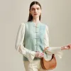 100% Cashmere Womens Intricate Embroidered Vest sold by COMOBOCA