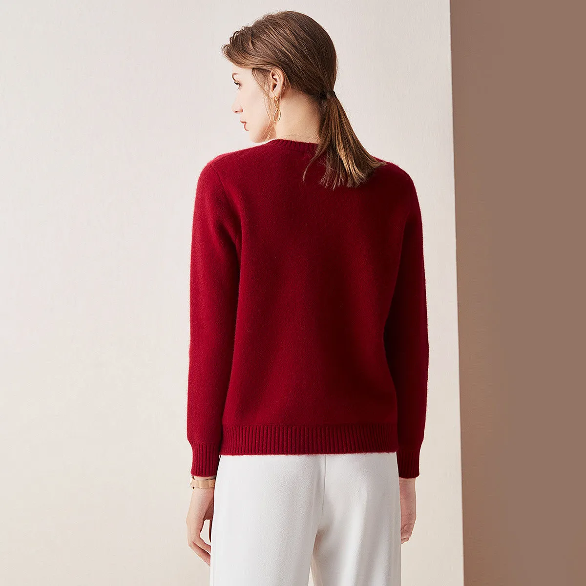 100% Cashmere Cardigan with Textured Pattern sold by COMOBOCA product image thumbnail 2