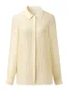 100% Mulberry Silk Women's Textured Button Silk Shirt sold by COMOBOCA