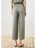 Women's Elastic Waistband Crinkled Wide Leg Pants sold by COMOBOCA