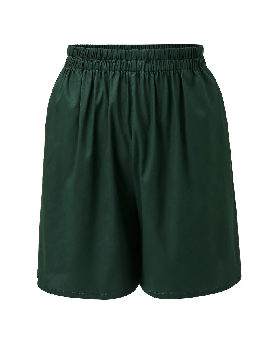 Women's Elastic Waistband Pocket Shorts sold by COMOBOCA product image thumbnail 5