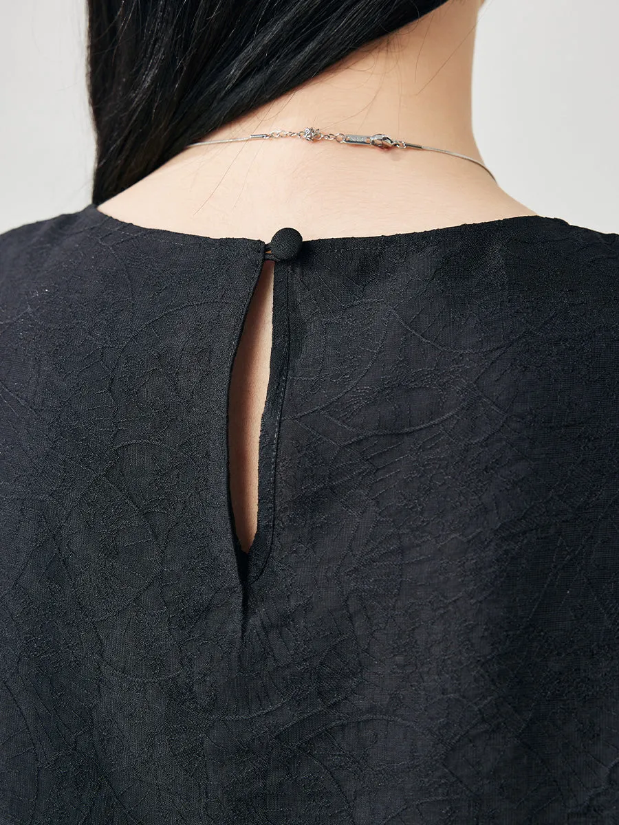 Women's Textured Back Keyhole Tank Top sold by COMOBOCA product image thumbnail 4