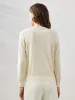 Women's Floral Ribbed Button-Up Cardigan sold by COMOBOCA