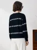100% Cashmere Women's Cable Diamond Pattern Knit Sweater sold by COMOBOCA