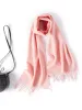 100% Wool Fringe Versatile Scarf sold by COMOBOCA