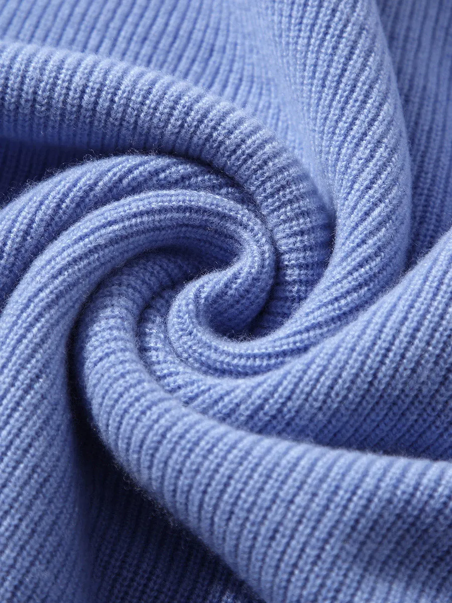 100% Wool Women's Contrast Sleeve Sweater sold by COMOBOCA product image thumbnail 2