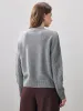 100% Wool Women's V-Neck Cable Knit Sweater sold by COMOBOCA