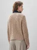 100% Wool Women's Cable Knit Button Cardigan sold by COMOBOCA