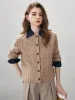 100% Wool Women's Cable Knit Button Cardigan sold by COMOBOCA