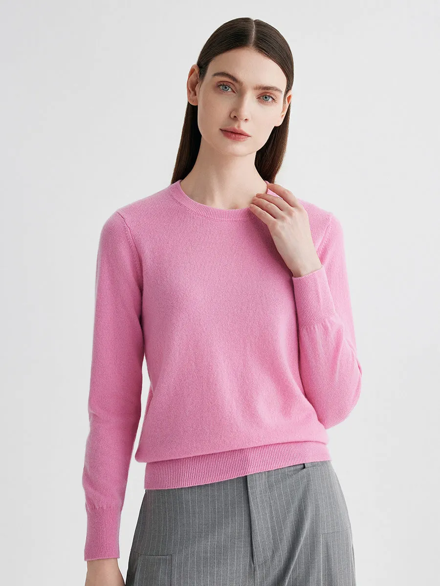 100% Cashmere Women's Round Neck Sweater sold by COMOBOCA