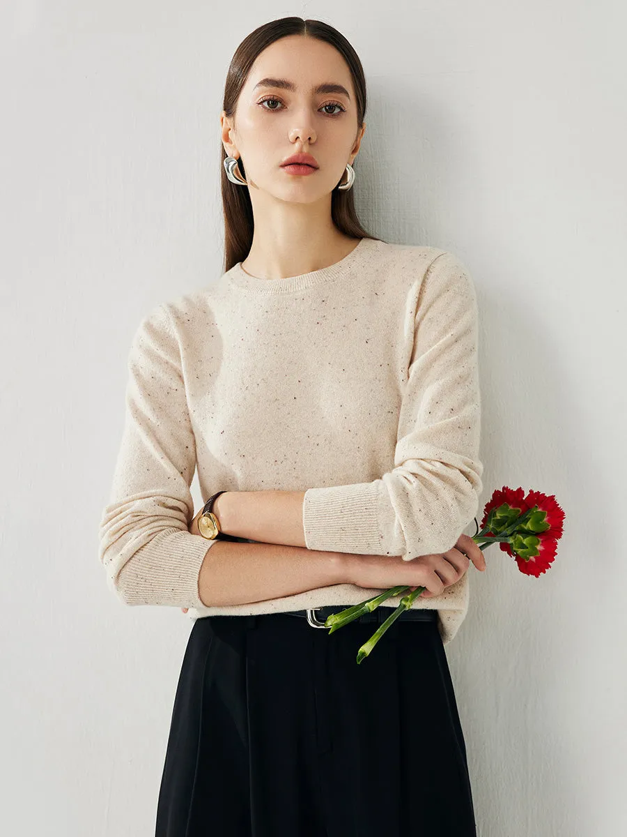 100% Cashmere Women's Round Neck Sweater sold by COMOBOCA