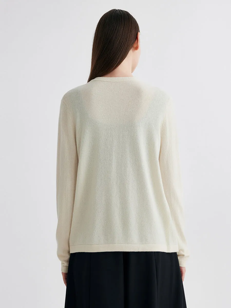 100% Cashmere Women's Button-Up Cardigan sold by COMOBOCA product image thumbnail 3