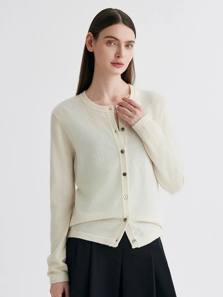 100% Cashmere Women's Button-Up Cardigan sold by COMOBOCA product image thumbnail 2