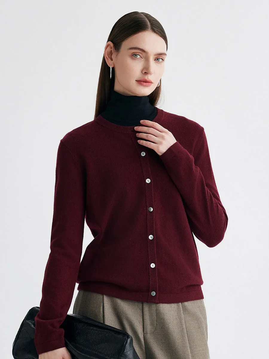 100% Cashmere Women's Button-Up Cardigan sold by COMOBOCA product image thumbnail 4