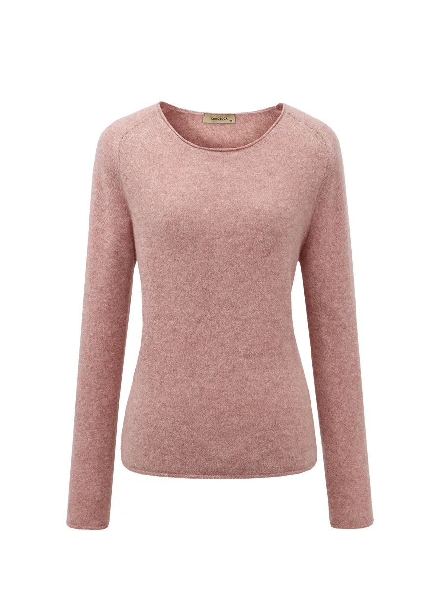 100% Cashmere Women's Loose Knit Sweater sold by COMOBOCA product image thumbnail 3