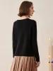 100% Cashmere Women's Loose Knit Sweater sold by COMOBOCA