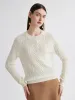100% Cashmere Women's Cable Knit Button Front Sweater sold by COMOBOCA