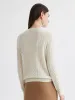 100% Cashmere Women's Cable Knit Button Front Sweater sold by COMOBOCA