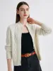 100% Cashmere Women's Cable Knit Zip Up Cardigan sold by COMOBOCA