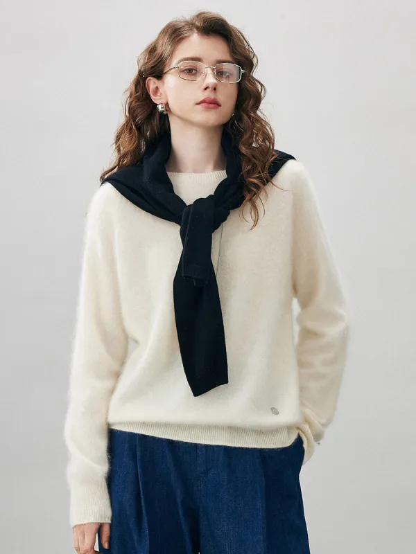 Women's Wool Seamless Brushed Knit Sweater sold by COMOBOCA