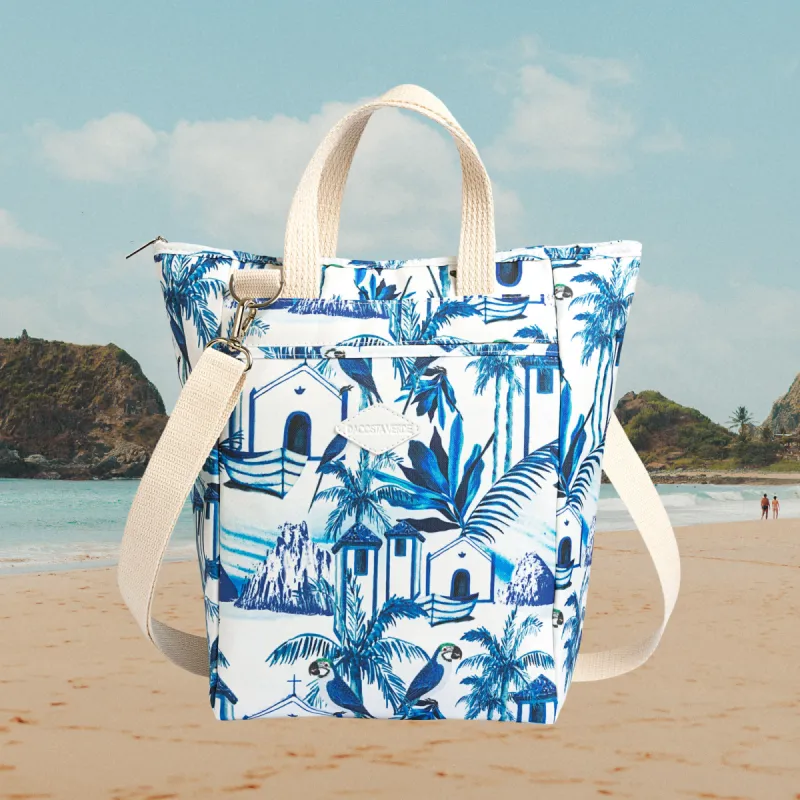 Tote Cooler Bag Blue Nordeste sold by DaCosta Verde