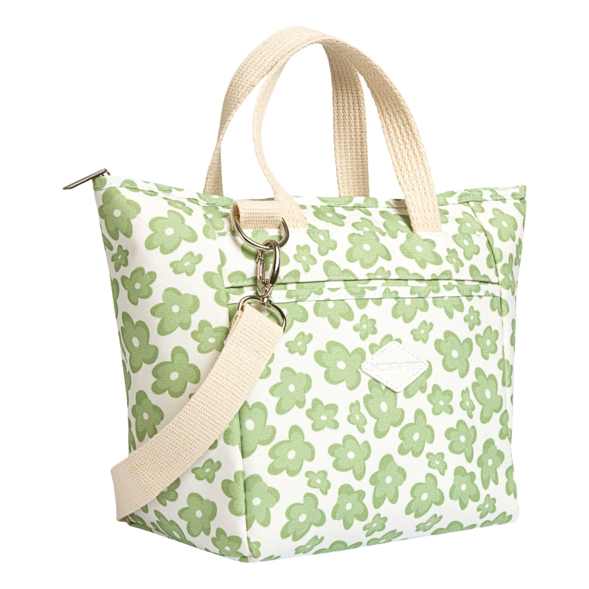 Lunch Tote Sage Retro Floral 13L sold by DaCosta Verde product image thumbnail 4