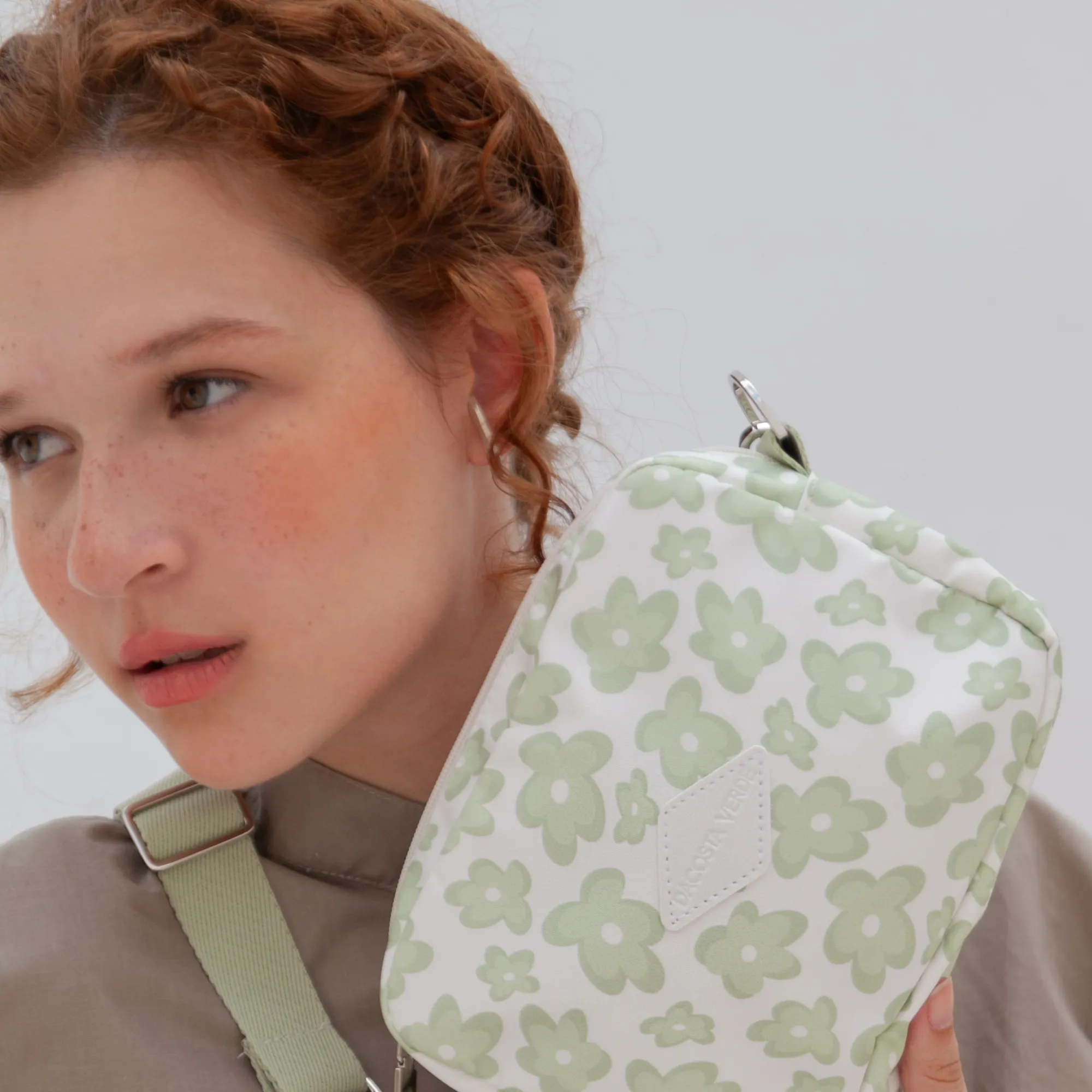 Nomad Crossbody Sling Sage Floral sold by DaCosta Verde product image thumbnail 5