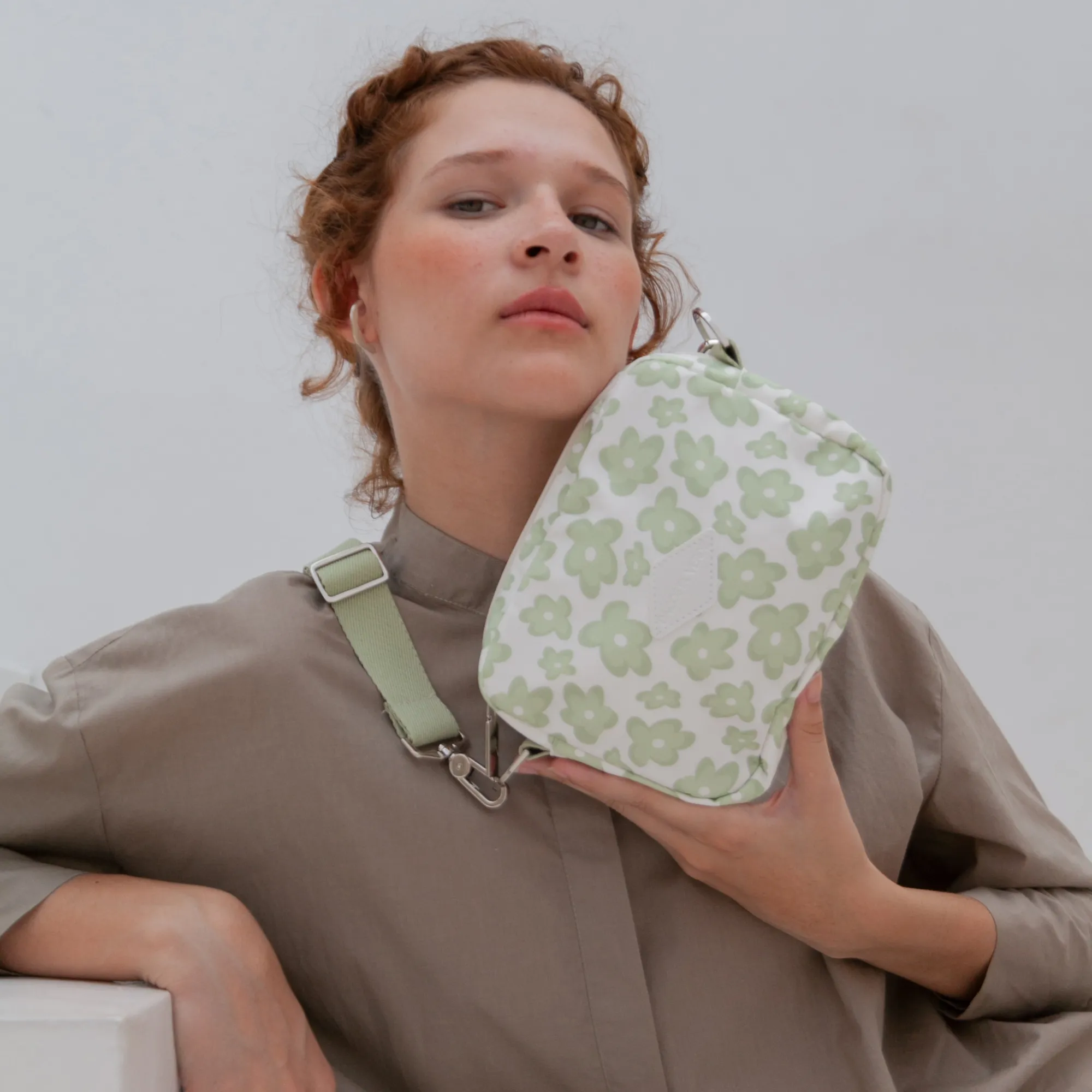 Nomad Crossbody Sling Sage Floral sold by DaCosta Verde product image thumbnail 2