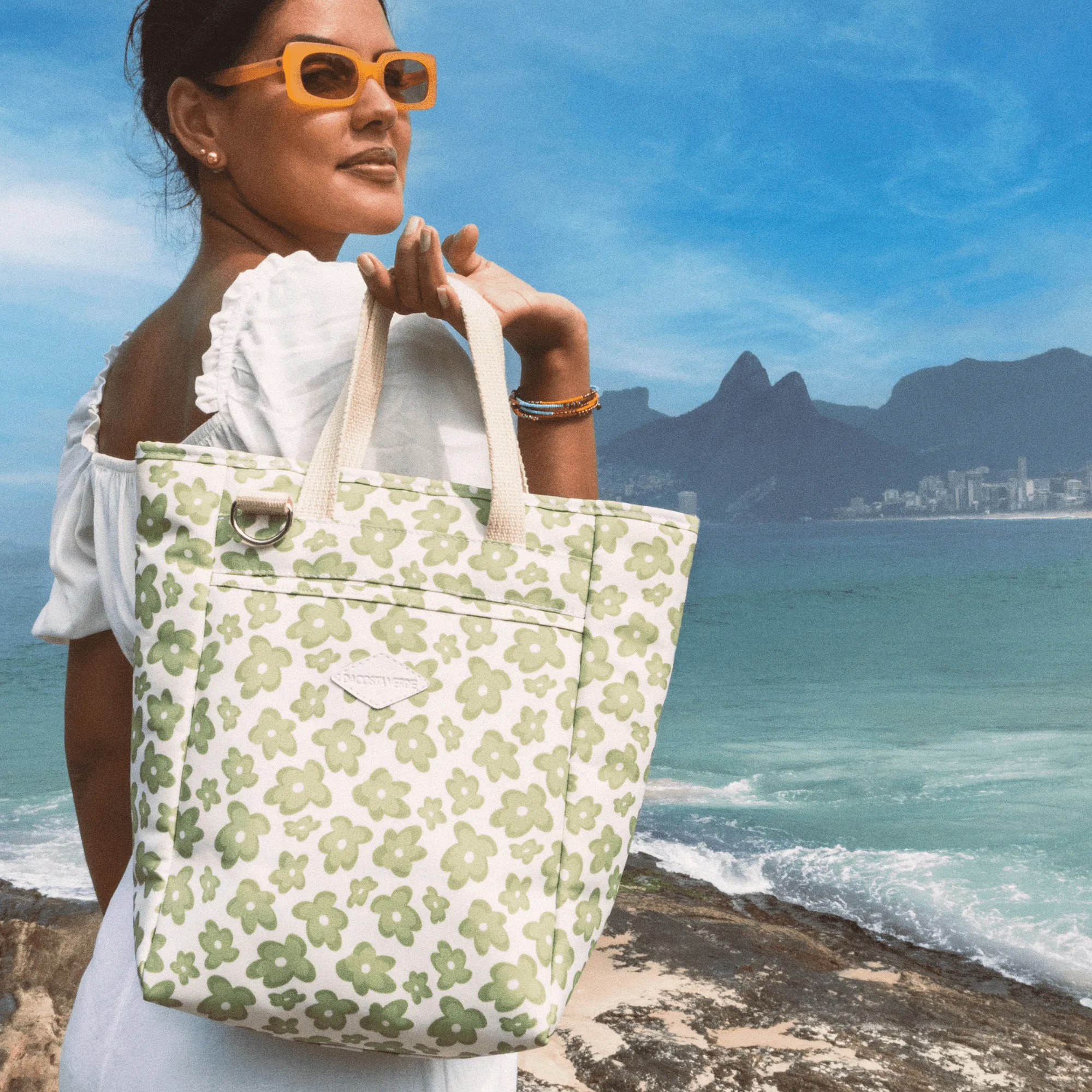 Tote Cooler Sage Floral sold by DaCosta Verde product image thumbnail 5