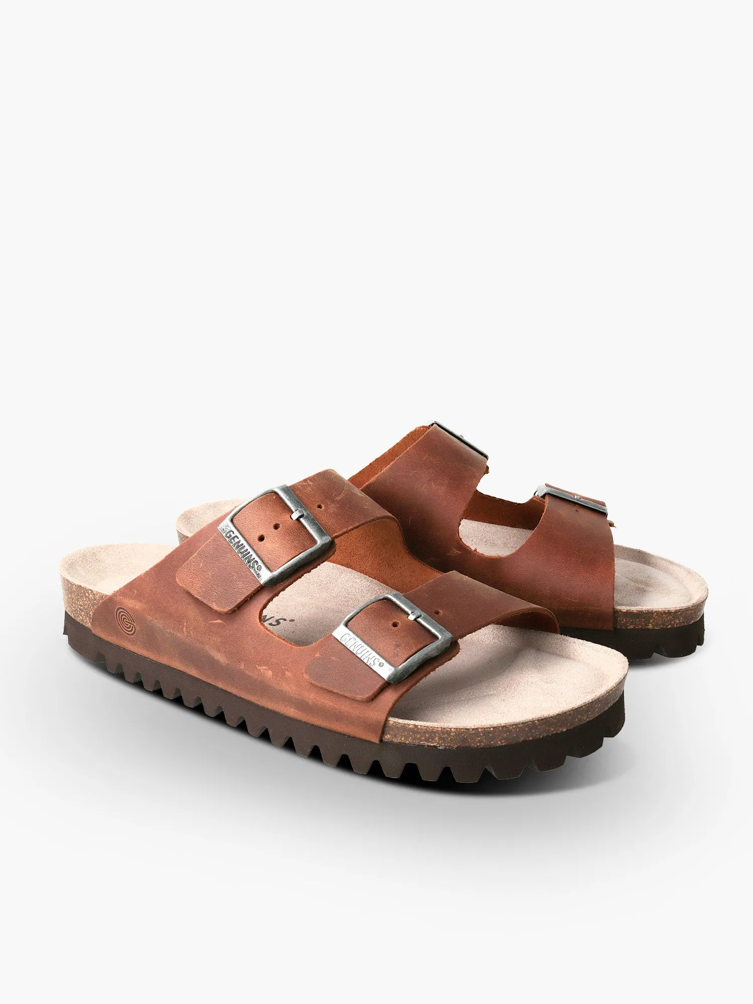 HAWAII OILED LEATHER COGNAC sold by Genuins