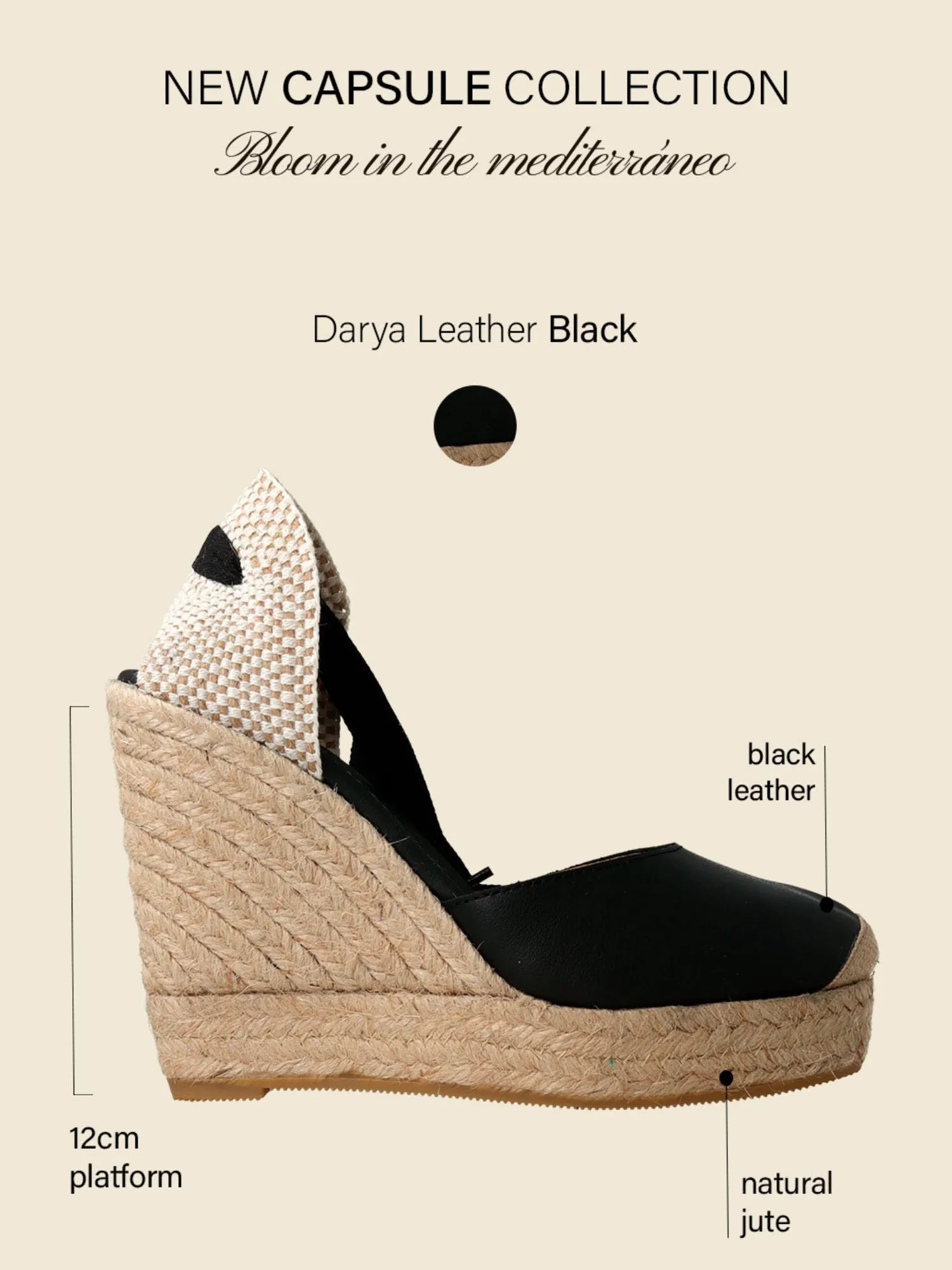 DARYA LEATHER BLACK sold by Genuins product image thumbnail 2