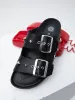 HONOLULU GUIZA VEGAN BLACK sold by Genuins