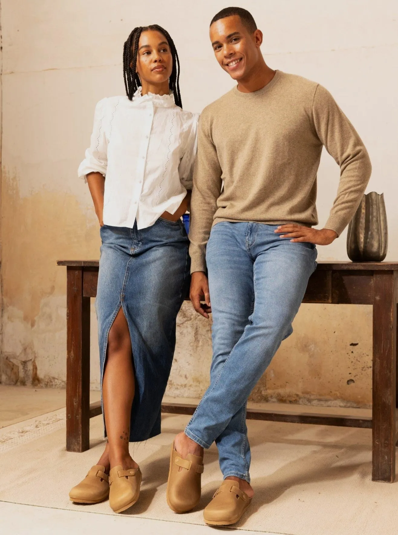 RIVA OILED LEATHER CLAY UNISEX sold by Genuins